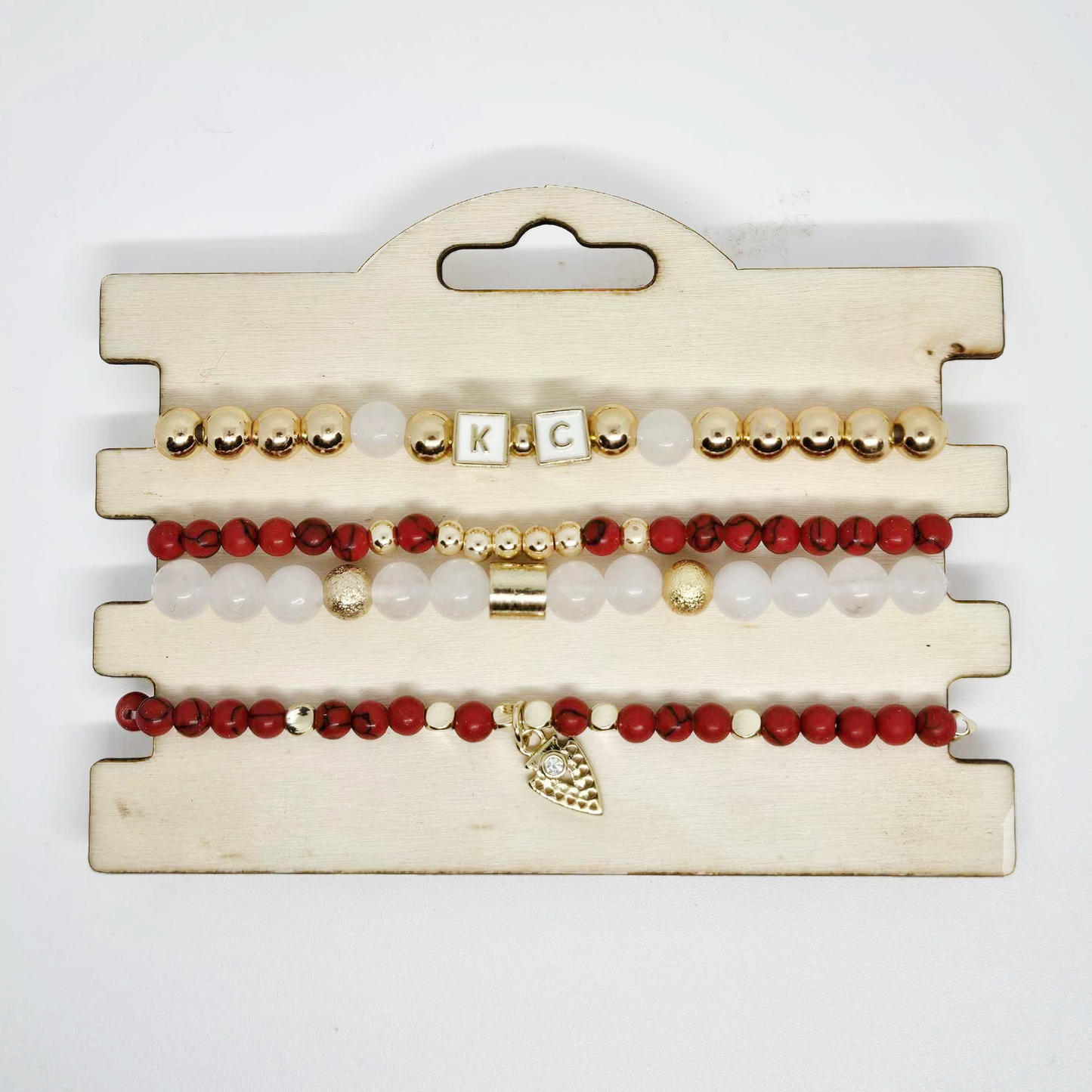 KC Advantage | Red, White & Gold Stack
