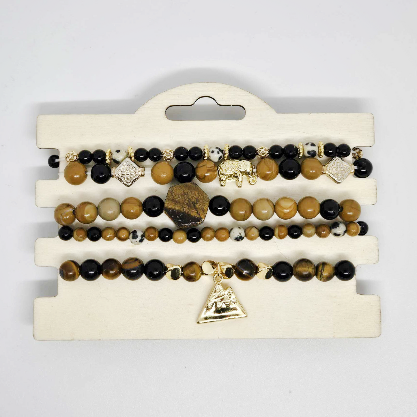 Inner Strength | Brown, Black & Gold